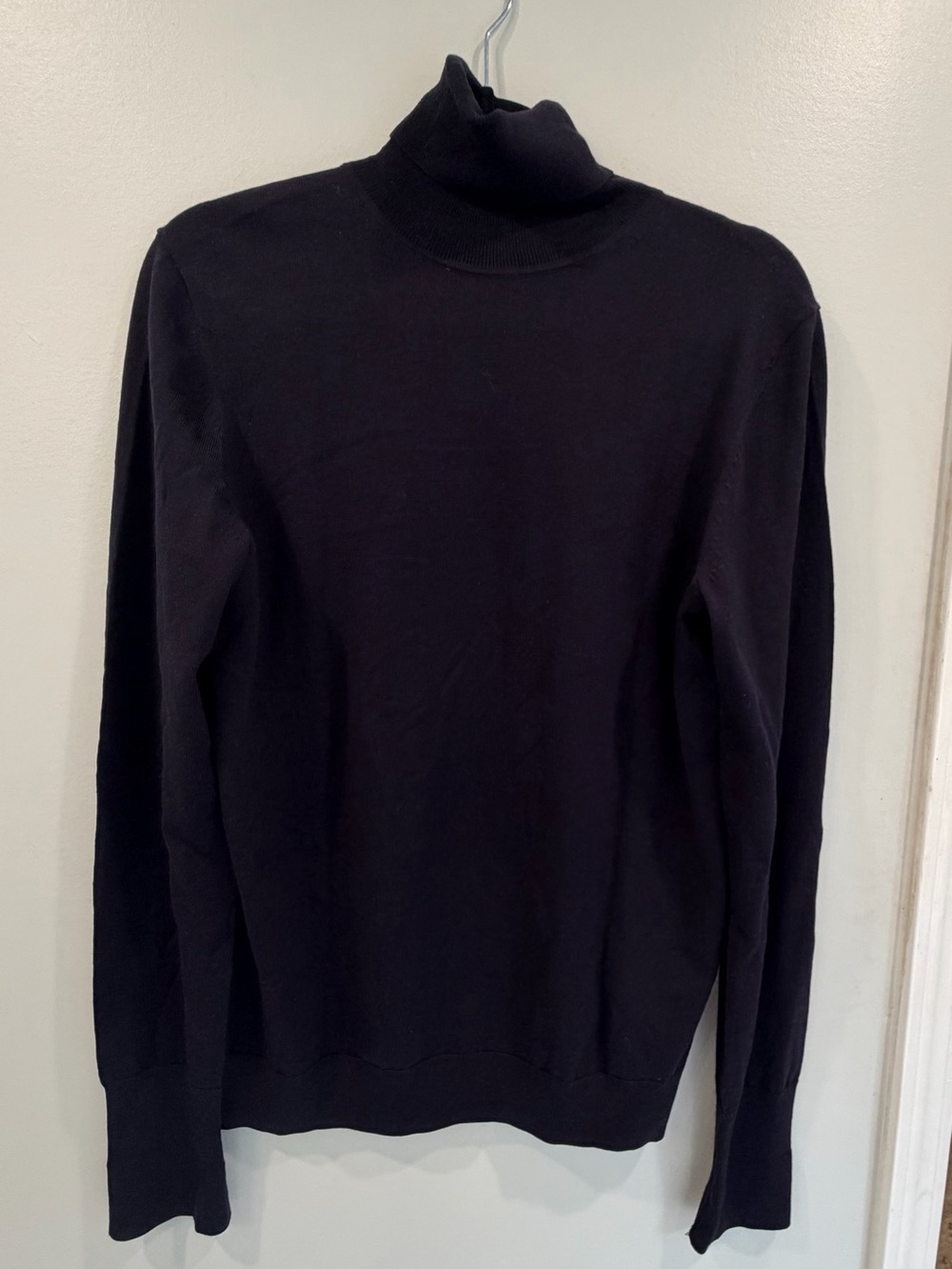 Arket - Unisex Marino Wool Rollneck Long Sleeve Sweater Dark Navy Size S